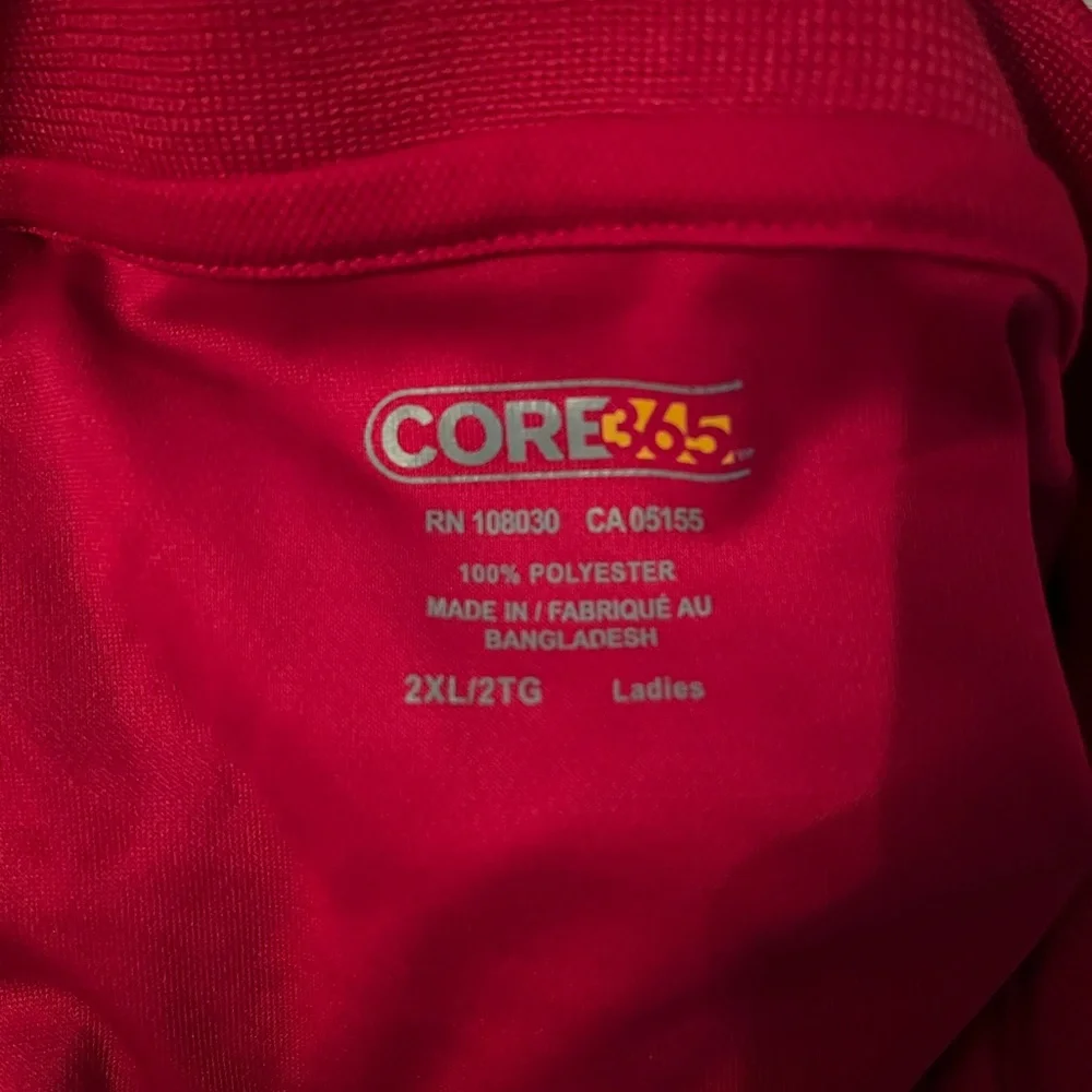 Tractor Supply Co. Women's Red Short Sleeve Polo - Picture 3 of 3